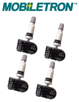 4 pieces TPMS SENSORS METAL VALVE BLACK FOR BMW 4 SERIES F32/F33/F36/F82/F83 05.2014-09.2020